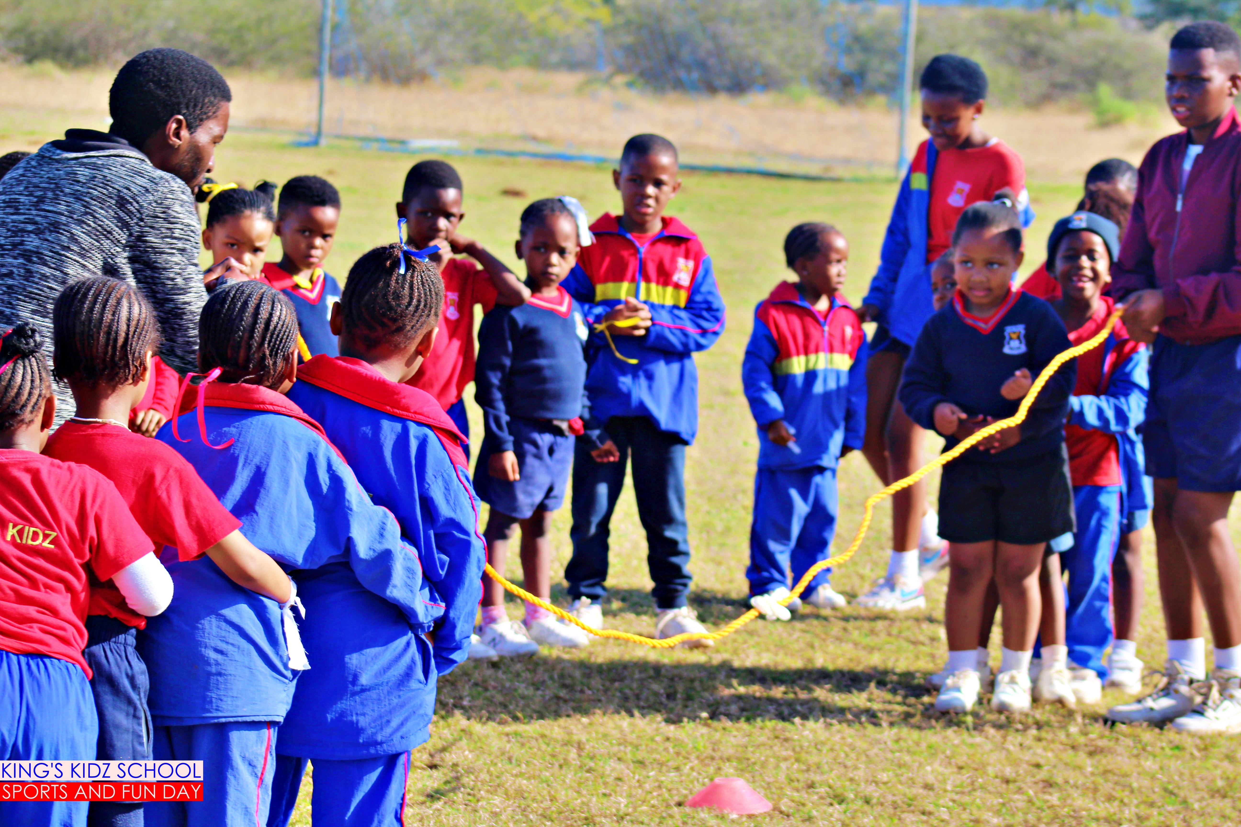 Kids playing outside