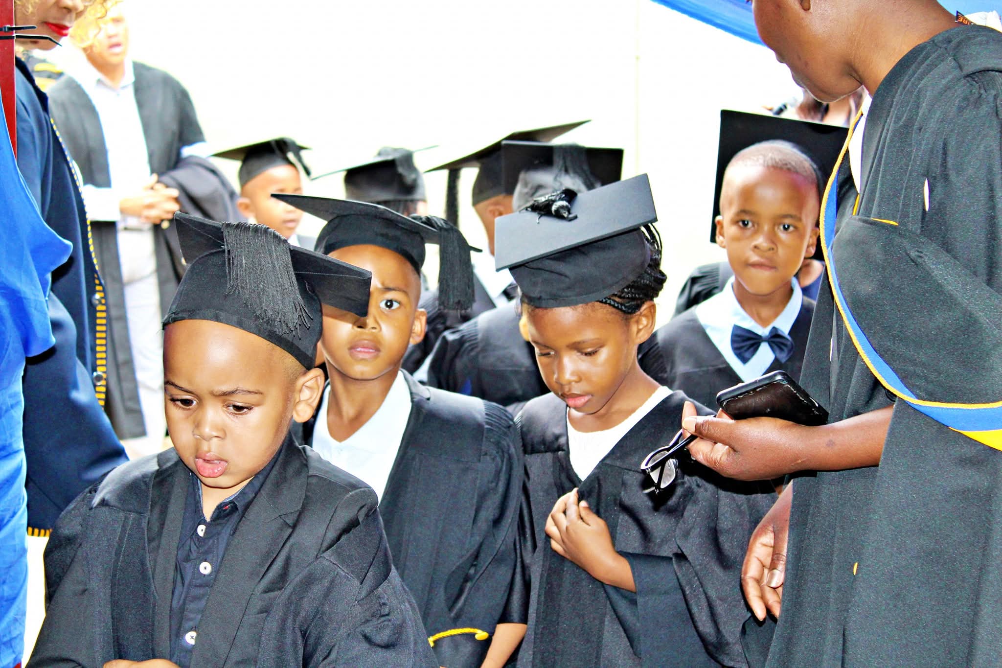 Children working in a group